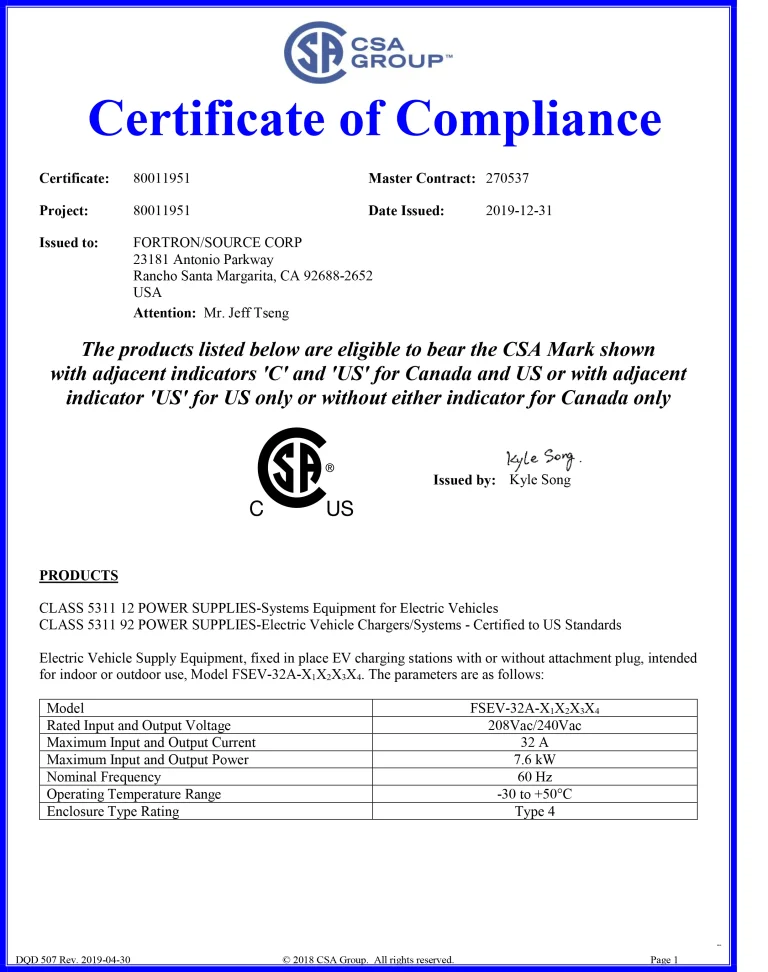 EV charger certificates-2